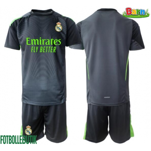 Real Madrid Målvakt Tredjeställ Barn 2025-26 Kortärmad (+ Korta byxor)